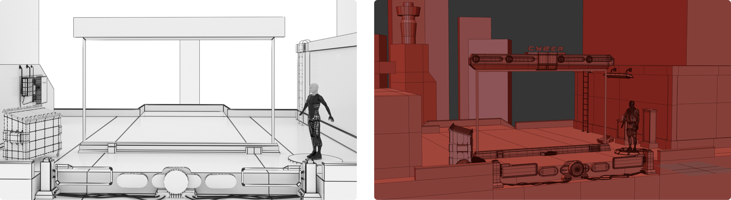 Cyber Zone depth comparison
