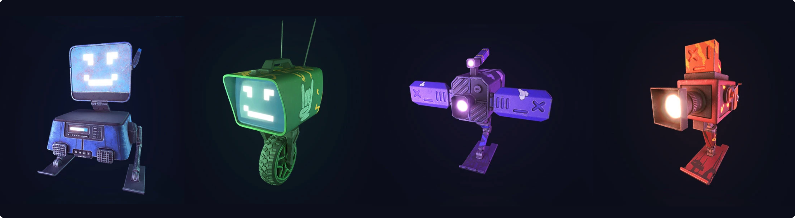 Cyber Zone high value reel symbols