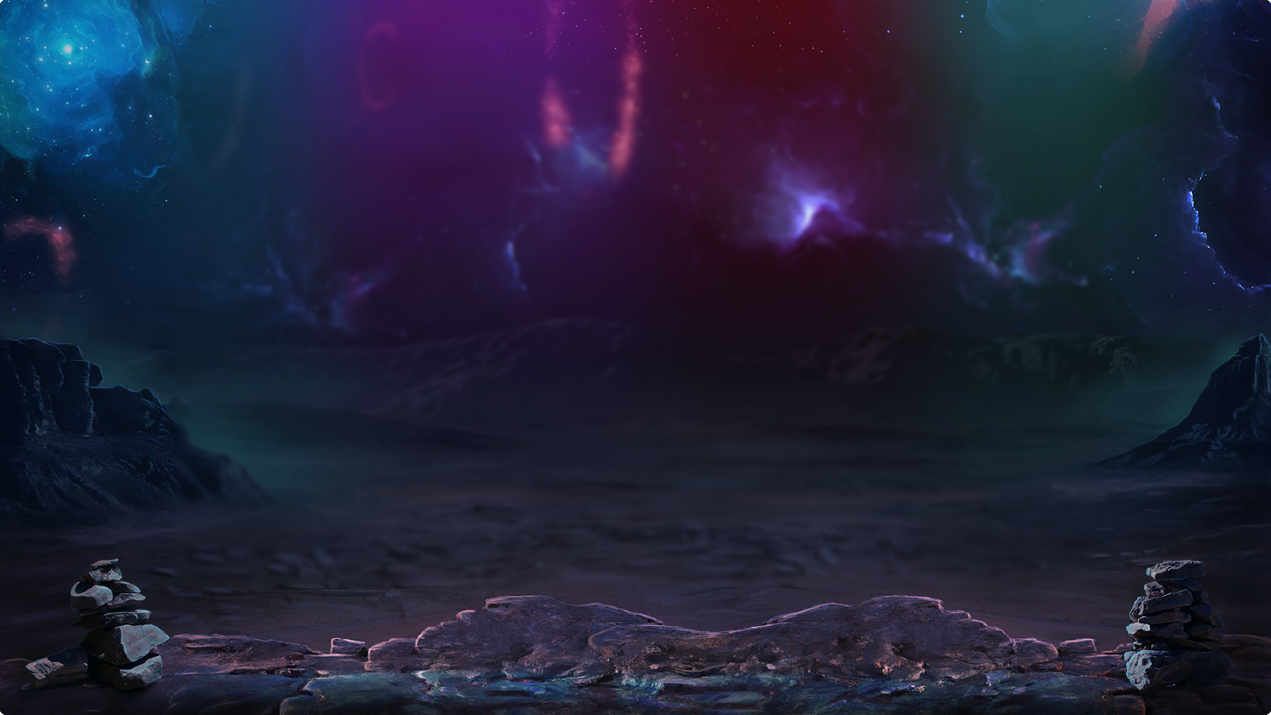 Space Stones game background